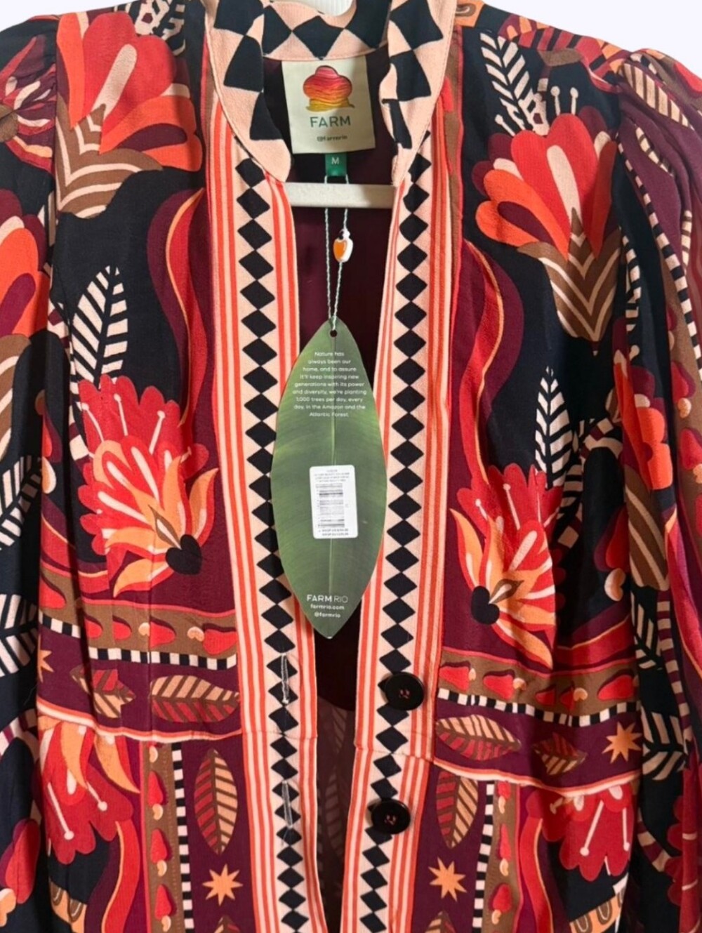 FARM Rio Red Multi Floral Maxi Dress - Picture 3 of 11